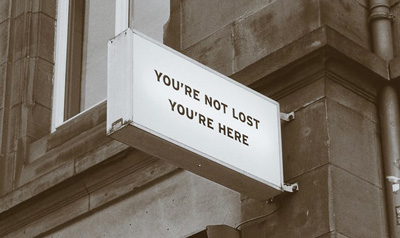 you are not lost